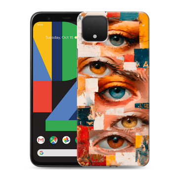 Силиконовый чехол на Google Pixel 4 XL с принтом Модный принт