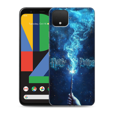 Силиконовый чехол на Google Pixel 4 XL с принтом Harry Potter Гарри Поттер