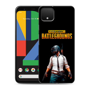 Силиконовый чехол на Google Pixel 4 XL с принтом PUGB ПАГБ