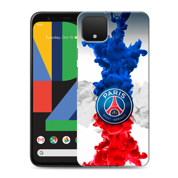 Силиконовый чехол на Google Pixel 4 XL с принтом PSG ПСЖ