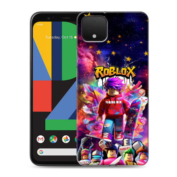 Силиконовый чехол на Google Pixel 4 XL с принтом Roblox Роблокс Силиконовый чехол на Google Pixel 4 XL с принтом Roblox Роблокс
