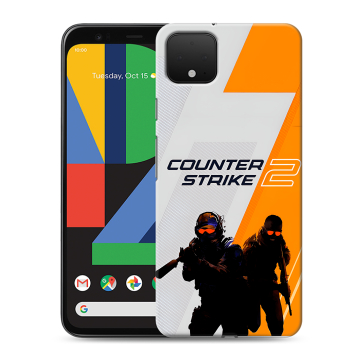 Силиконовый чехол на Google Pixel 4 XL с принтом Counter Strike Силиконовый чехол на Google Pixel 4 XL с принтом Counter Strike