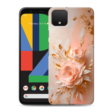 Силиконовый чехол на Google Pixel 4 XL с принтом женский