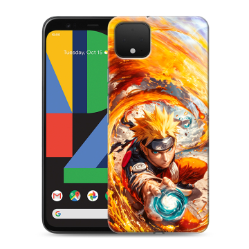 Силиконовый чехол на Google Pixel 4 XL с принтом Аниме Наруто Naruto