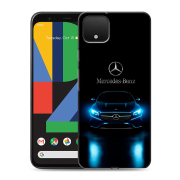 Силиконовый чехол на Google Pixel 4 XL с принтом Mercedes Мерседес Силиконовый чехол на Google Pixel 4 XL с принтом Mercedes Мерседес