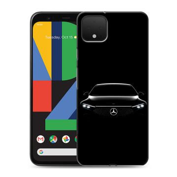 Силиконовый чехол на Google Pixel 4 XL с принтом Mercedes Мерседес