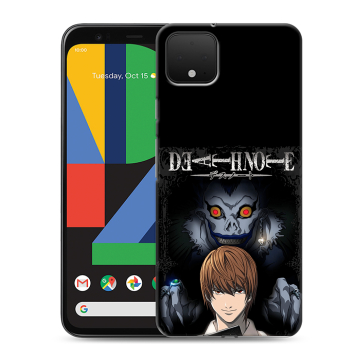 Силиконовый чехол на Google Pixel 4 XL с принтом Death note Тетрадь смерти