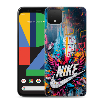 Силиконовый чехол на Google Pixel 4 XL с принтом Nike Найк