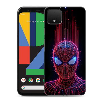 Силиконовый чехол на Google Pixel 4 XL с принтом Spiderman Человек паук Силиконовый чехол на Google Pixel 4 XL с принтом Spiderman Человек паук