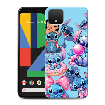 Силиконовый чехол на Google Pixel 4 XL с принтом Лило и Стич Силиконовый чехол на Google Pixel 4 XL с принтом Лило и Стич
