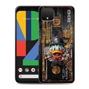Силиконовый чехол на Google Pixel 4 XL с принтом Дональд Дак Доллар