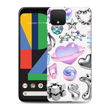 Силиконовый чехол на Google Pixel 4 XL с принтом Y2K Силиконовый чехол на Google Pixel 4 XL с принтом Y2K