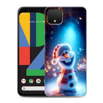 Силиконовый чехол на Google Pixel 4 XL с принтом Новый год