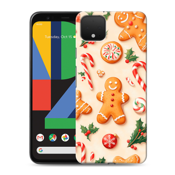 Силиконовый чехол на Google Pixel 4 XL с принтом Новый год