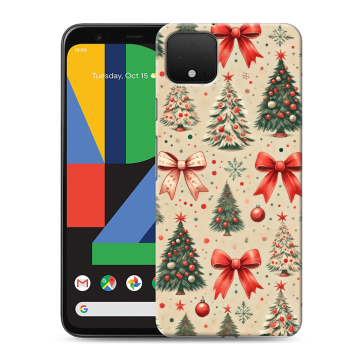 Силиконовый чехол на Google Pixel 4 XL с принтом Новый год