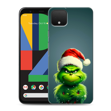 Силиконовый чехол на Google Pixel 4 XL с принтом Новый год