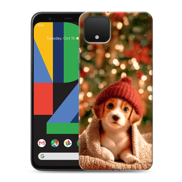 Силиконовый чехол на Google Pixel 4 XL с принтом Новый год