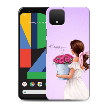 Силиконовый чехол на Google Pixel 4 XL с принтом женский Силиконовый чехол на Google Pixel 4 XL с принтом женский