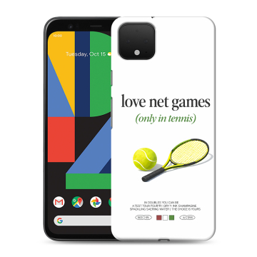 Силиконовый чехол на Google Pixel 4 XL с принтом для девочек