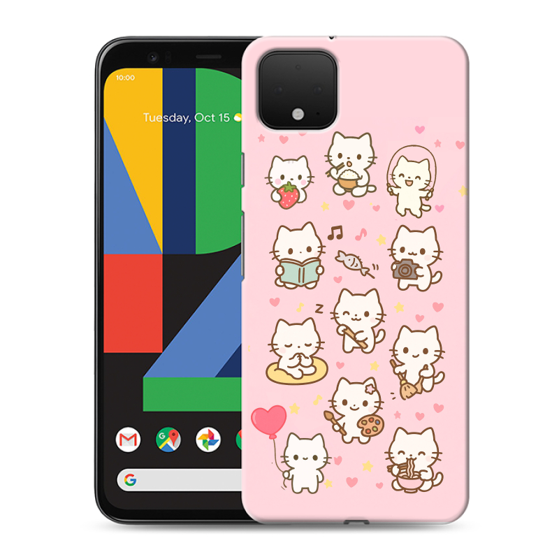 Силиконовый чехол на Google Pixel 4 XL с принтом Hello Kitty Хелоу Кити Силиконовый чехол на Google Pixel 4 XL с принтом Hello Kitty Хелоу Кити