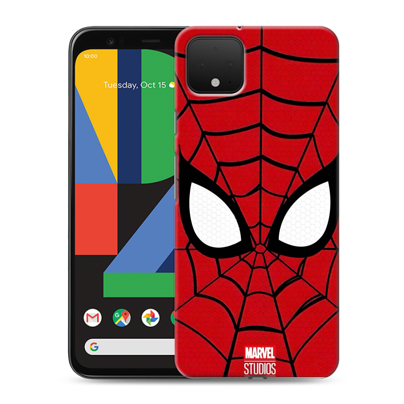 Пластиковый чехол на Google Pixel 4 XL с принтом человек паук spiderman Пластиковый чехол на Google Pixel 4 XL с принтом человек паук spiderman