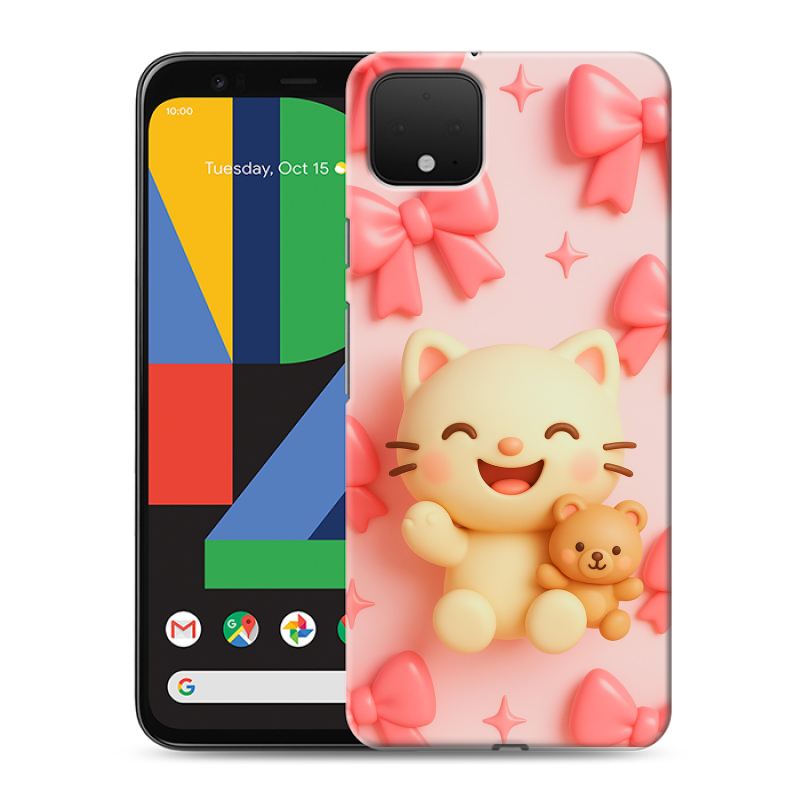 Силиконовый чехол на Google Pixel 4 XL с принтом для девочек Силиконовый чехол на Google Pixel 4 XL с принтом для девочек