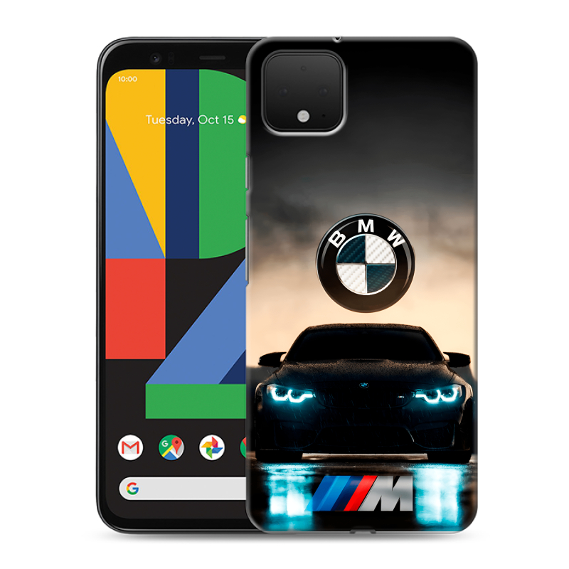 Силиконовый чехол на Google Pixel 4 XL с принтом БМВ BMW Силиконовый чехол на Google Pixel 4 XL с принтом БМВ BMW