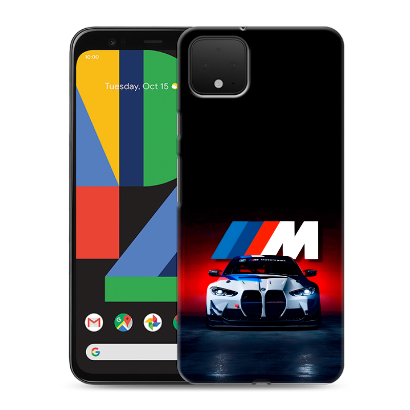 Пластиковый чехол на Google Pixel 4 XL с принтом БМВ BMW Пластиковый чехол на Google Pixel 4 XL с принтом БМВ BMW