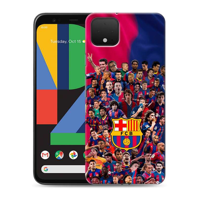 Силиконовый чехол на Google Pixel 4 XL с принтом Барселона Barcelona Силиконовый чехол на Google Pixel 4 XL с принтом Барселона Barcelona