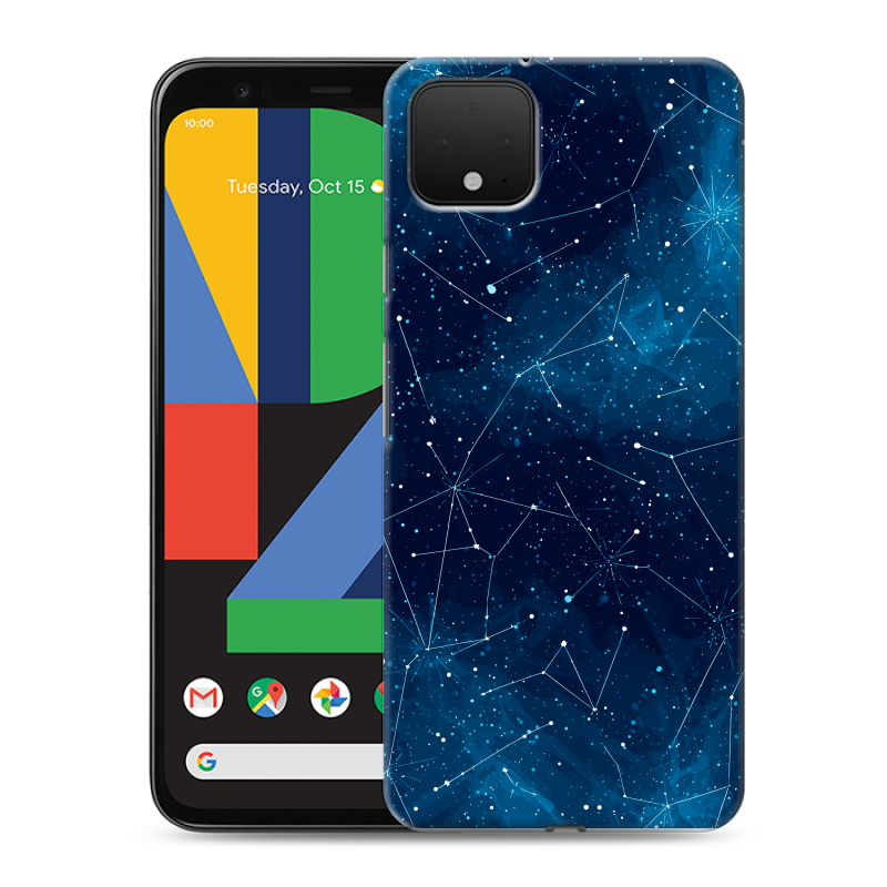 Пластиковый чехол на Google Pixel 4 XL с принтом Космос звезды Пластиковый чехол на Google Pixel 4 XL с принтом Космос звезды