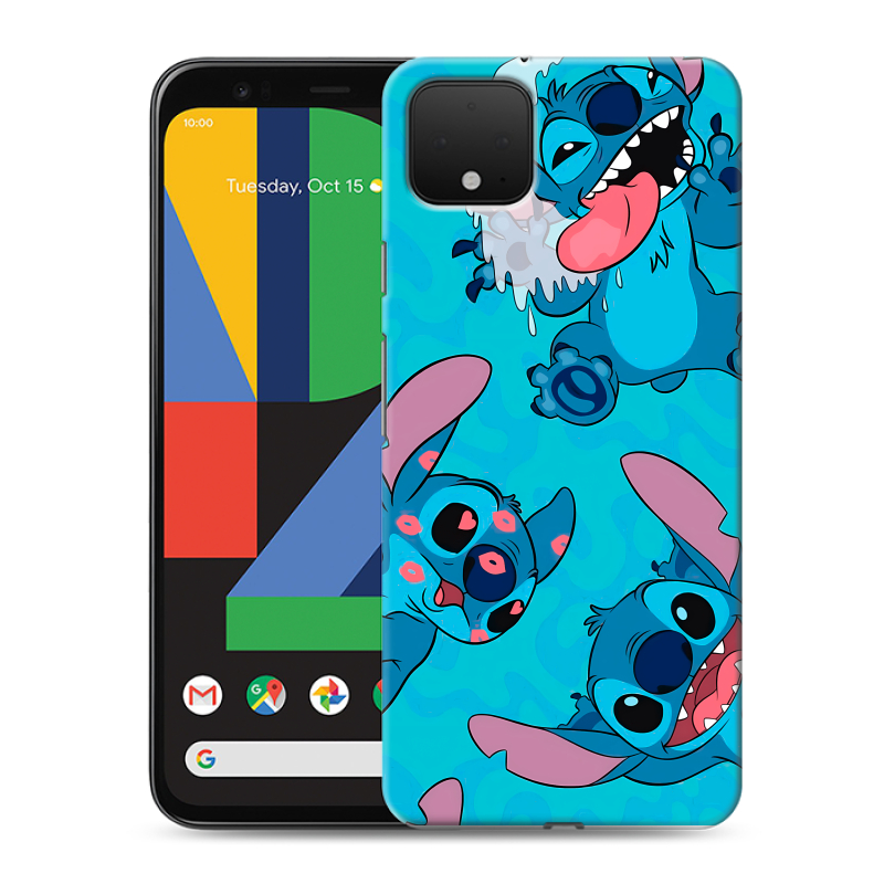 Силиконовый чехол на Google Pixel 4 XL с принтом Лило и Стич Силиконовый чехол на Google Pixel 4 XL с принтом Лило и Стич