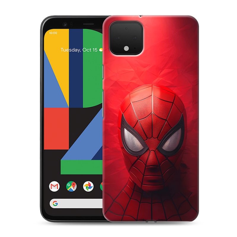 Силиконовый чехол на Google Pixel 4 XL с принтом Spiderman Человек паук Силиконовый чехол на Google Pixel 4 XL с принтом Spiderman Человек паук