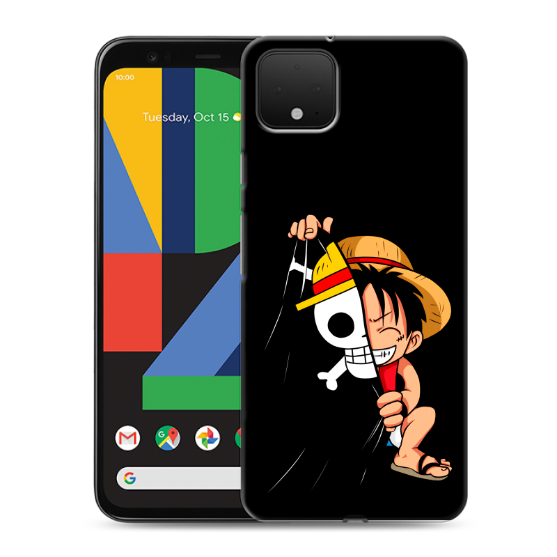 Силиконовый чехол на Google Pixel 4 XL с принтом One Piece Ван Пис Силиконовый чехол на Google Pixel 4 XL с принтом One Piece Ван Пис