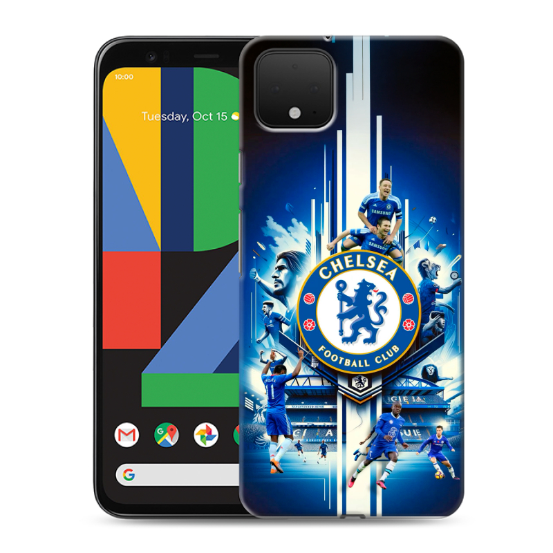 Силиконовый чехол на Google Pixel 4 XL с принтом Chelsea Челси Силиконовый чехол на Google Pixel 4 XL с принтом Chelsea Челси