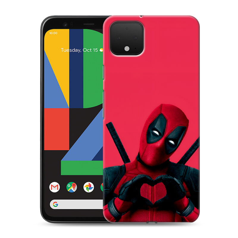 Пластиковый чехол на Google Pixel 4 XL с принтом Дедпул Deadpool Пластиковый чехол на Google Pixel 4 XL с принтом Дедпул Deadpool