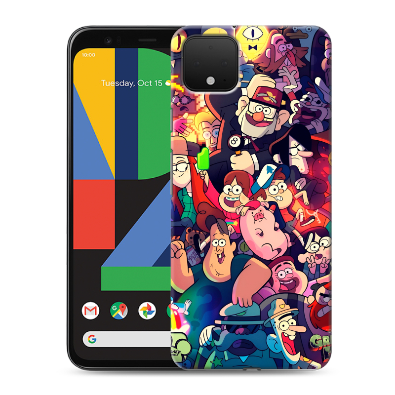 Силиконовый чехол на Google Pixel 4 XL с принтом Gravity Falls Гравити Фолз Силиконовый чехол на Google Pixel 4 XL с принтом Gravity Falls Гравити Фолз