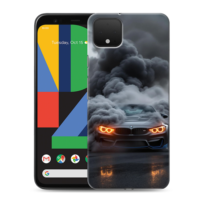 Силиконовый чехол на Google Pixel 4 XL с принтом BMW БМВ Силиконовый чехол на Google Pixel 4 XL с принтом BMW БМВ