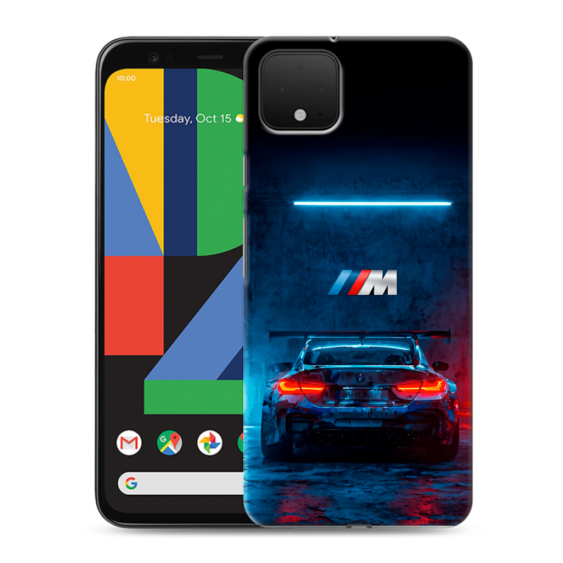 Силиконовый чехол на Google Pixel 4 XL с принтом BMW БМВ Силиконовый чехол на Google Pixel 4 XL с принтом BMW БМВ
