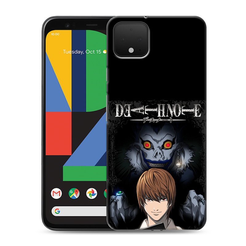 Силиконовый чехол на Google Pixel 4 XL с принтом Death note Тетрадь смерти Силиконовый чехол на Google Pixel 4 XL с принтом Death note Тетрадь смерти