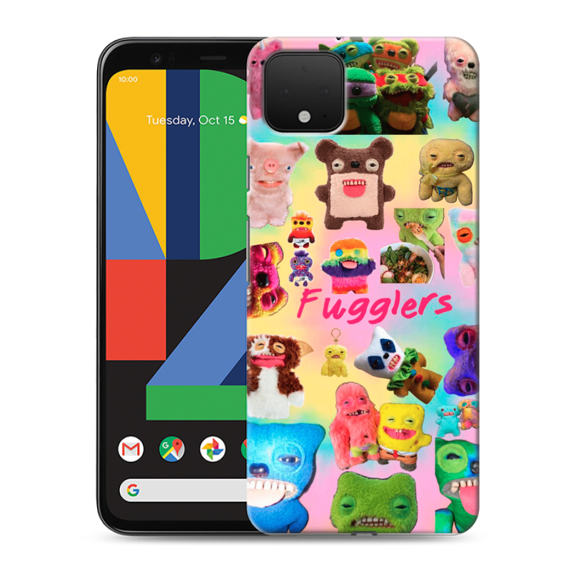 Силиконовый чехол на Google Pixel 4 XL с принтом Флагер Fuggler Силиконовый чехол на Google Pixel 4 XL с принтом Флагер Fuggler