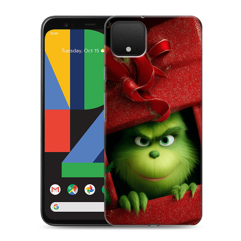 Пластиковый чехол на Google Pixel 4 XL с принтом Новый год Пластиковый чехол на Google Pixel 4 XL с принтом Новый год
