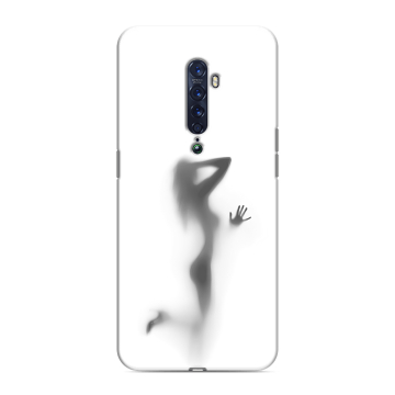 Силиконовый чехол на OPPO Reno2 с принтом Силуэт