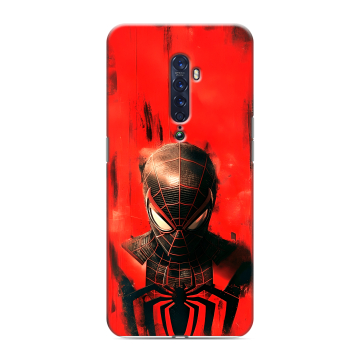 Силиконовый чехол на OPPO Reno2 с принтом человек паук spiderman Силиконовый чехол на OPPO Reno2 с принтом человек паук spiderman