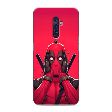 Силиконовый чехол на OPPO Reno2 с принтом Дедпул Deadpool