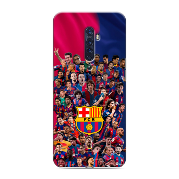 Силиконовый чехол на OPPO Reno2 с принтом Барселона Barcelona