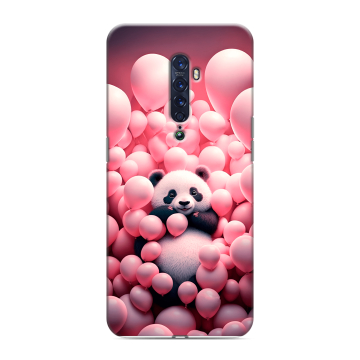 Силиконовый чехол на OPPO Reno2 с принтом Панда