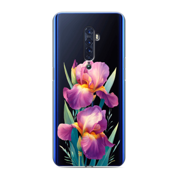 Силиконовый чехол на OPPO Reno2 с принтом Цветы орхидеи