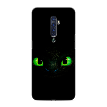 Силиконовый чехол на OPPO Reno2 с принтом Как приручить дракона Силиконовый чехол на OPPO Reno2 с принтом Как приручить дракона
