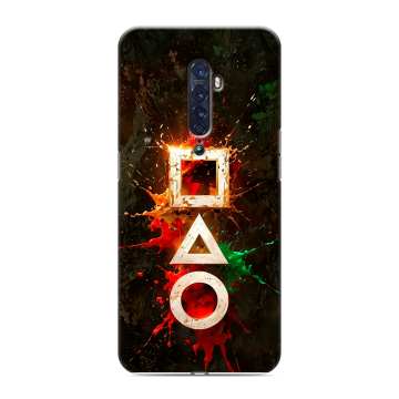 Силиконовый чехол на OPPO Reno2 с принтом Squid Game Игра кальмара Силиконовый чехол на OPPO Reno2 с принтом Squid Game Игра кальмара