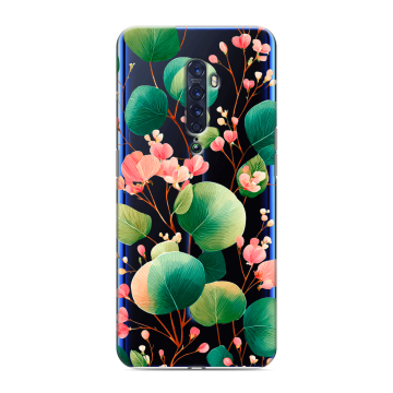 Силиконовый чехол на OPPO Reno2 с принтом женский Силиконовый чехол на OPPO Reno2 с принтом женский